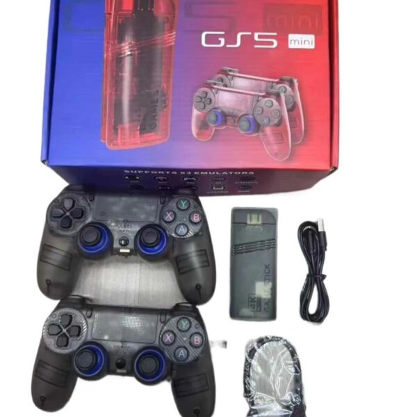GS5 Mini Transparent Gaming Console over 30,000 Plus Built in Games