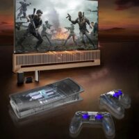 GS5 Mini Transparent Gaming Console over 30,000 Plus Built in Games-8