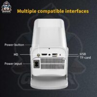 HCS 350 Max Gaming Projector With 2 Gaming Controllers And Voice command Remote-3