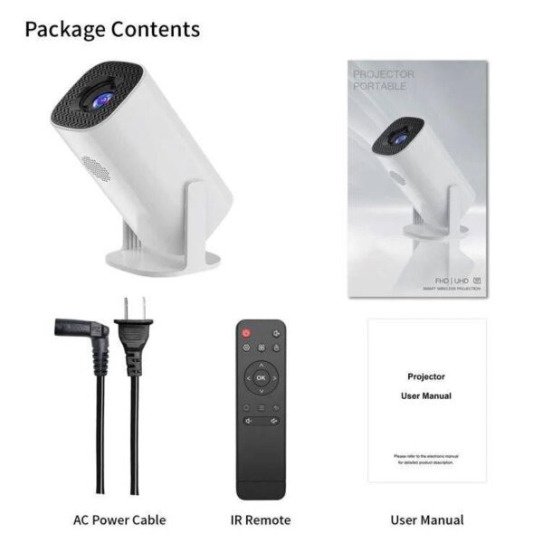Second image of P30 Ultra Mini Smart Projector Android version 14 With Hd Support