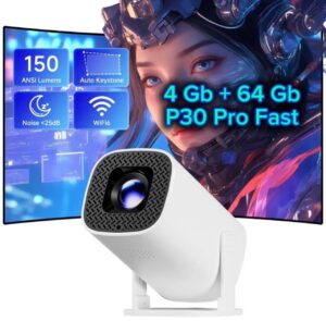 P30 Ultra Mini Smart Projector Android version 14 With Hd Support