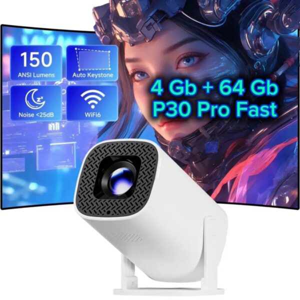 P30 Ultra Mini Smart Projector Android version 14 With Hd Support