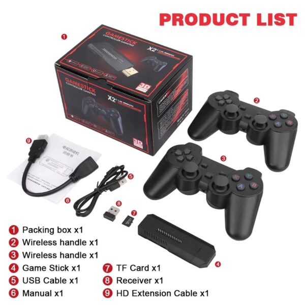 Second image of X2 Plus Gaming Stick over 35,000 Plus Built in Games