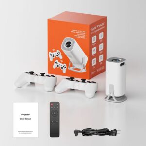 S40 Max Gaming And Android Projector With 2 Gaming Controllers